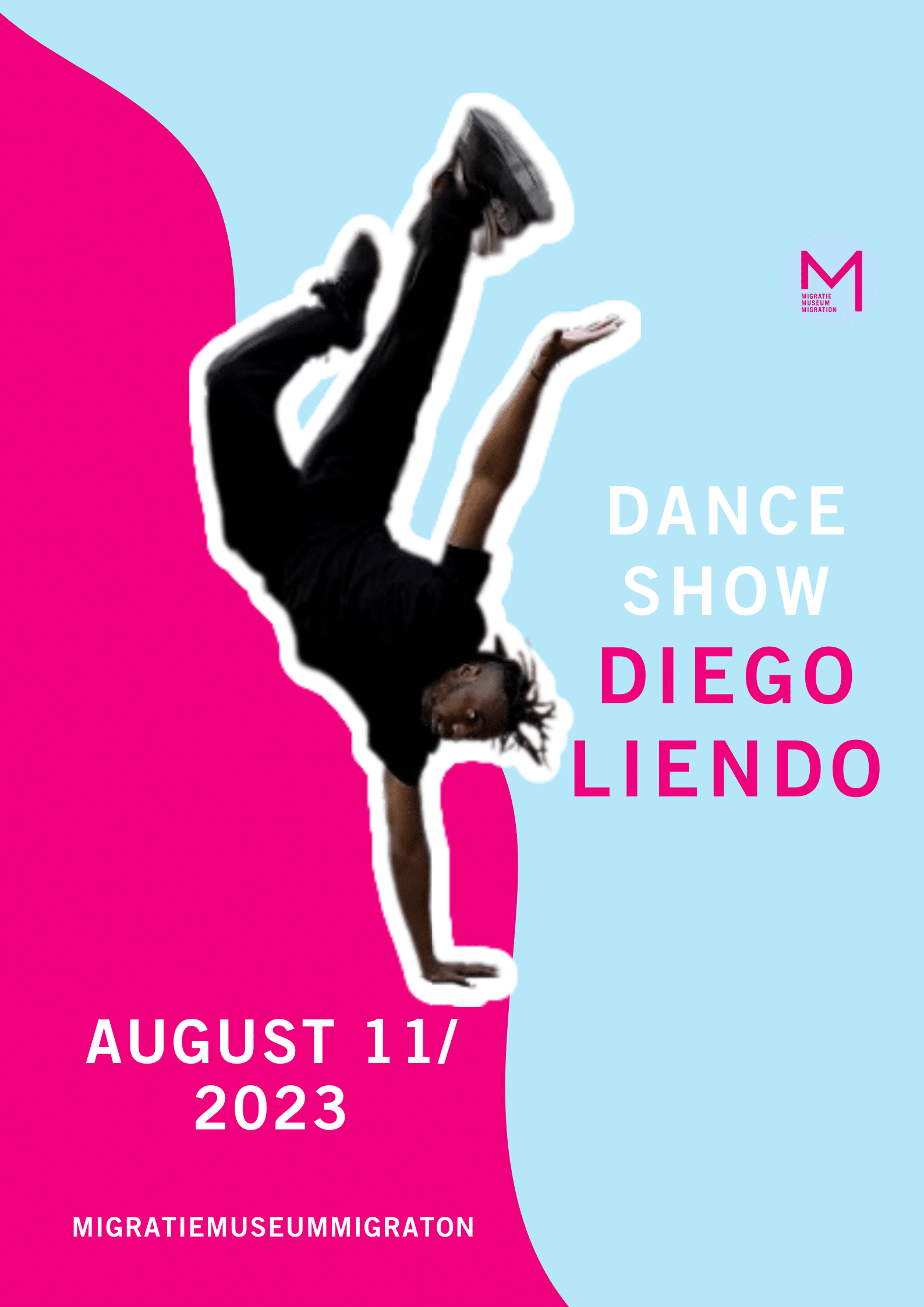 Dance Show MMM (Couverture Facebook) (Publication Instagram (Carré)) (Affiche (Portrait - 42 x 59,4 cm))
